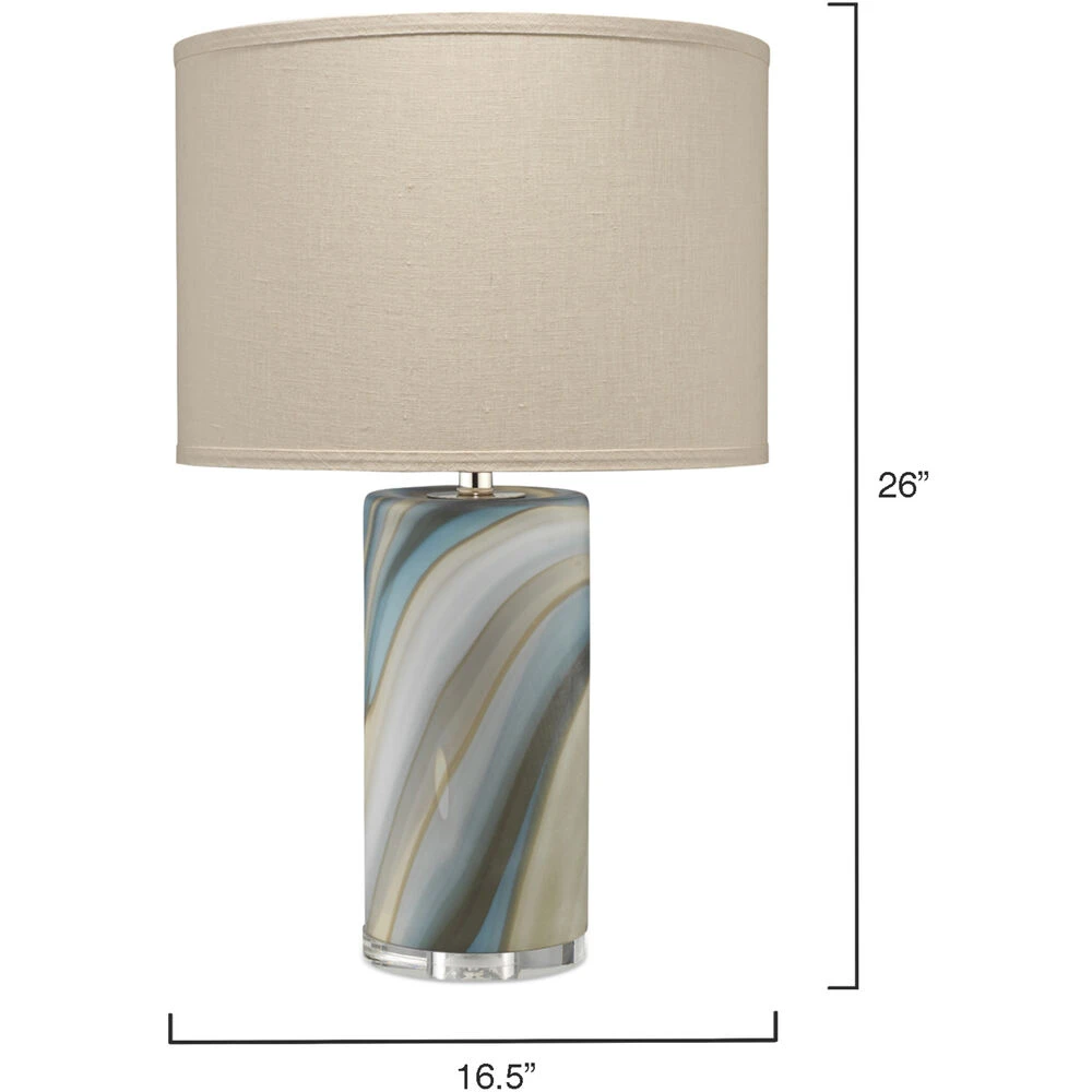 Terrene 26 Inch 150.00 Watt Grey Table Lamp Portable Light - Image 5