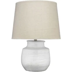 Trace 26 Inch 150.00 Watt White Table Lamp Portable Light