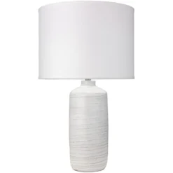 Trace 32 Inch 150.00 Watt White Table Lamp Portable Light