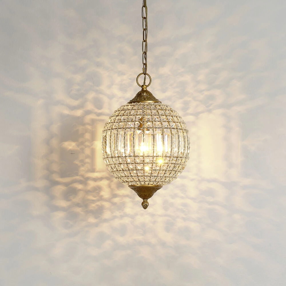 Crystal Orb Pendant Ceiling Light - Image 2