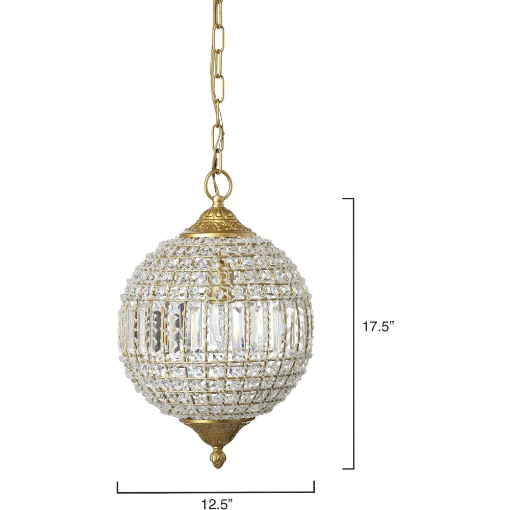 Crystal Orb Pendant Ceiling Light - Image 3
