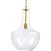 Sutton 1 Light 13 Inch Clear Pendant Ceiling Light