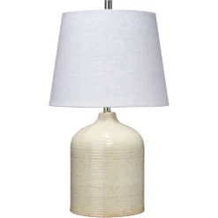 Au Lait 22.5 Inch 100.00 Watt Taupe Table Lamp Portable Light