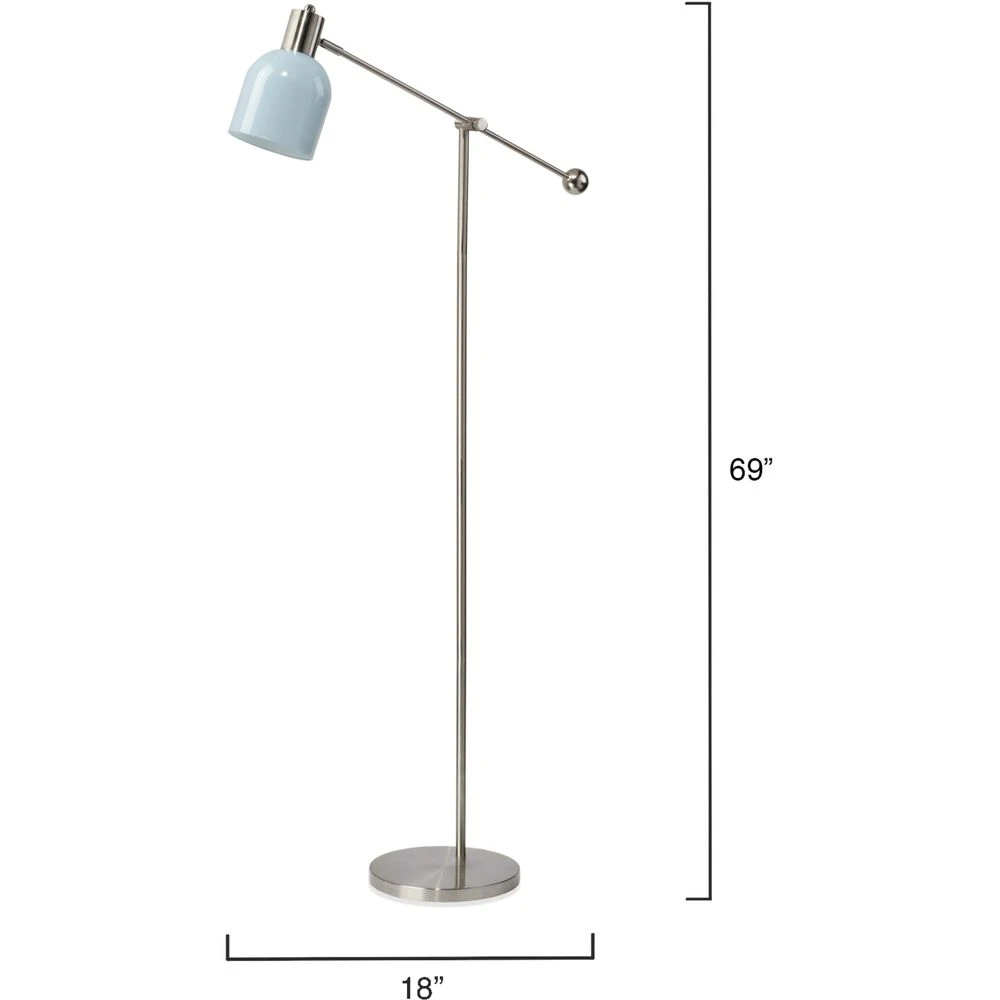 Draft 69 Inch 25.00 Watt Blue Floor Lamp Portable Light - Image 3