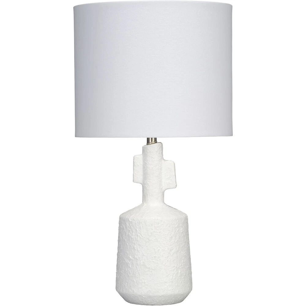 Flinstone 23.25 Inch 100.00 Watt White Table Lamp Portable Light