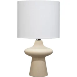 Oliver 16.5 Inch 60.00 Watt Beige Table Lamp Portable Light
