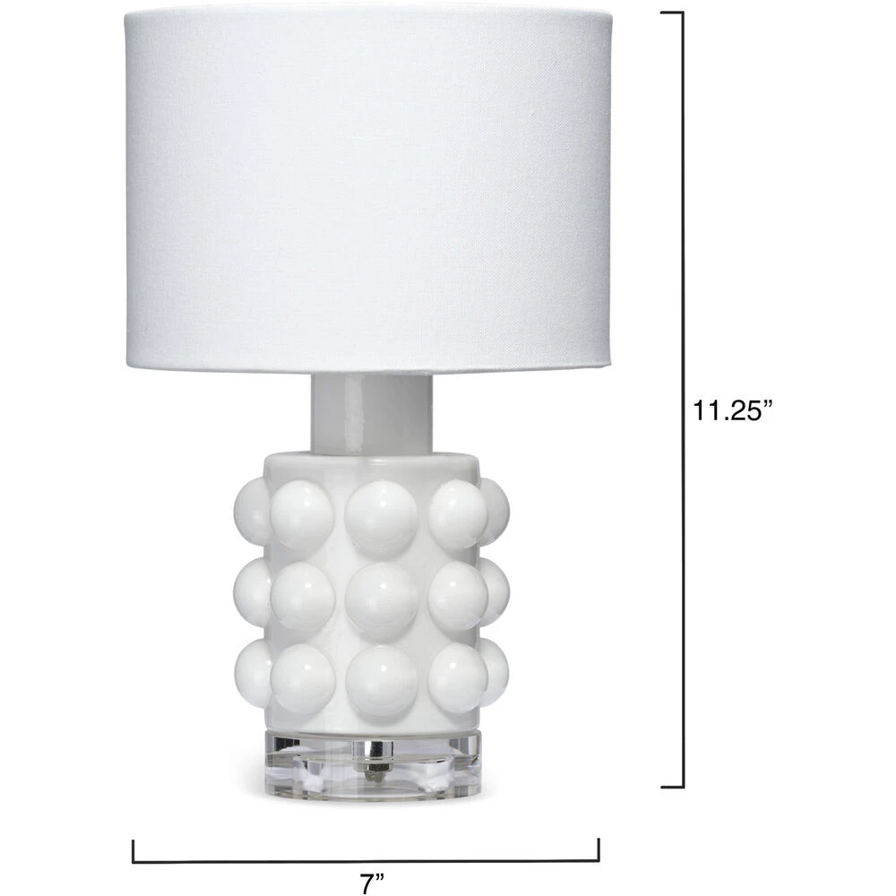Seltzer 11.25 Inch 25.00 Watt White Table Lamp Portable Light - Image 2